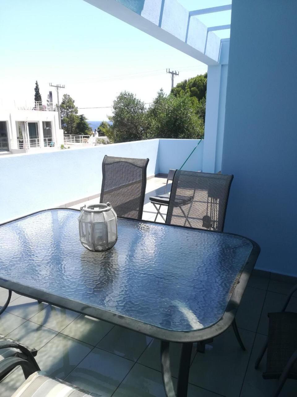Mina'S Villa, 200M From The Beach Pórto Ráfti Exteriör bild